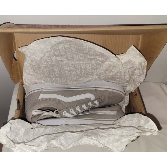 Vans Classic Gray and White Sneakers - Picture 12 of 14